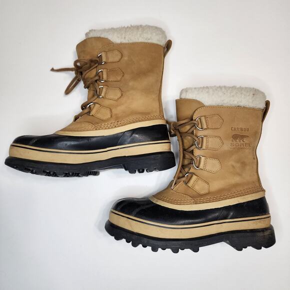 Sorel Caribou Boots Women's Size 9 Insulated Waterproof NL 1005-280 - Picture 1 of 14